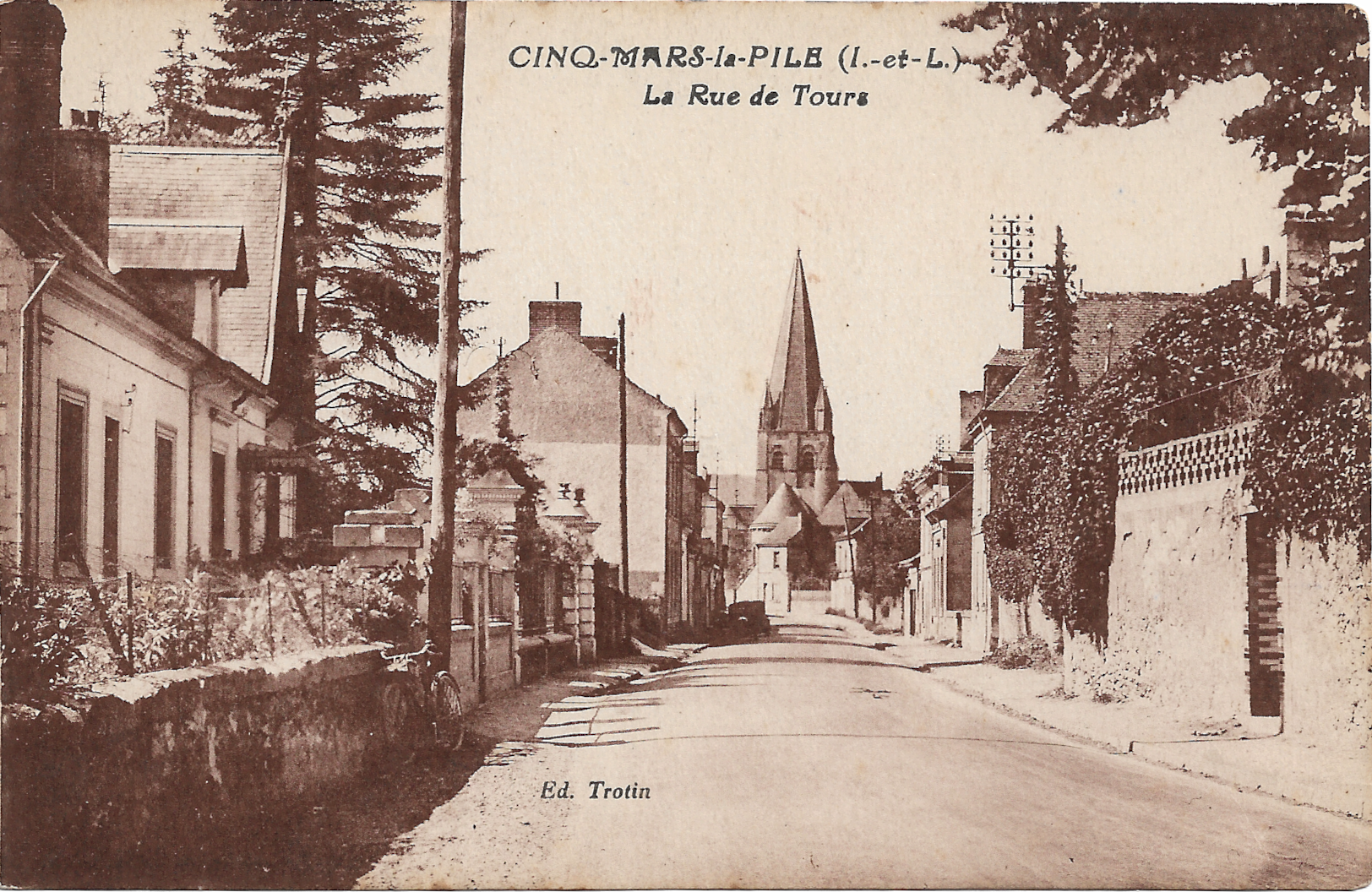 Cinq-Mars-la-Pile — carte postale ancienne